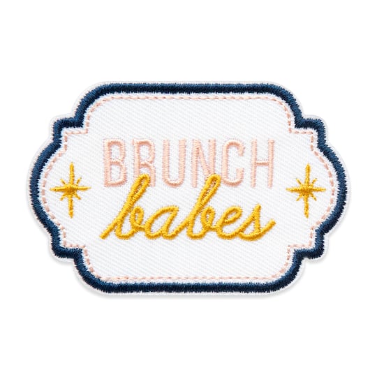Brunch Babes Embroidered Iron-On & Adhesive Patch by Make Market®